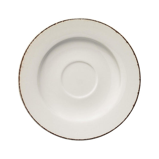 Retro dia.6.25" Round Decorated Vitrified Saucer