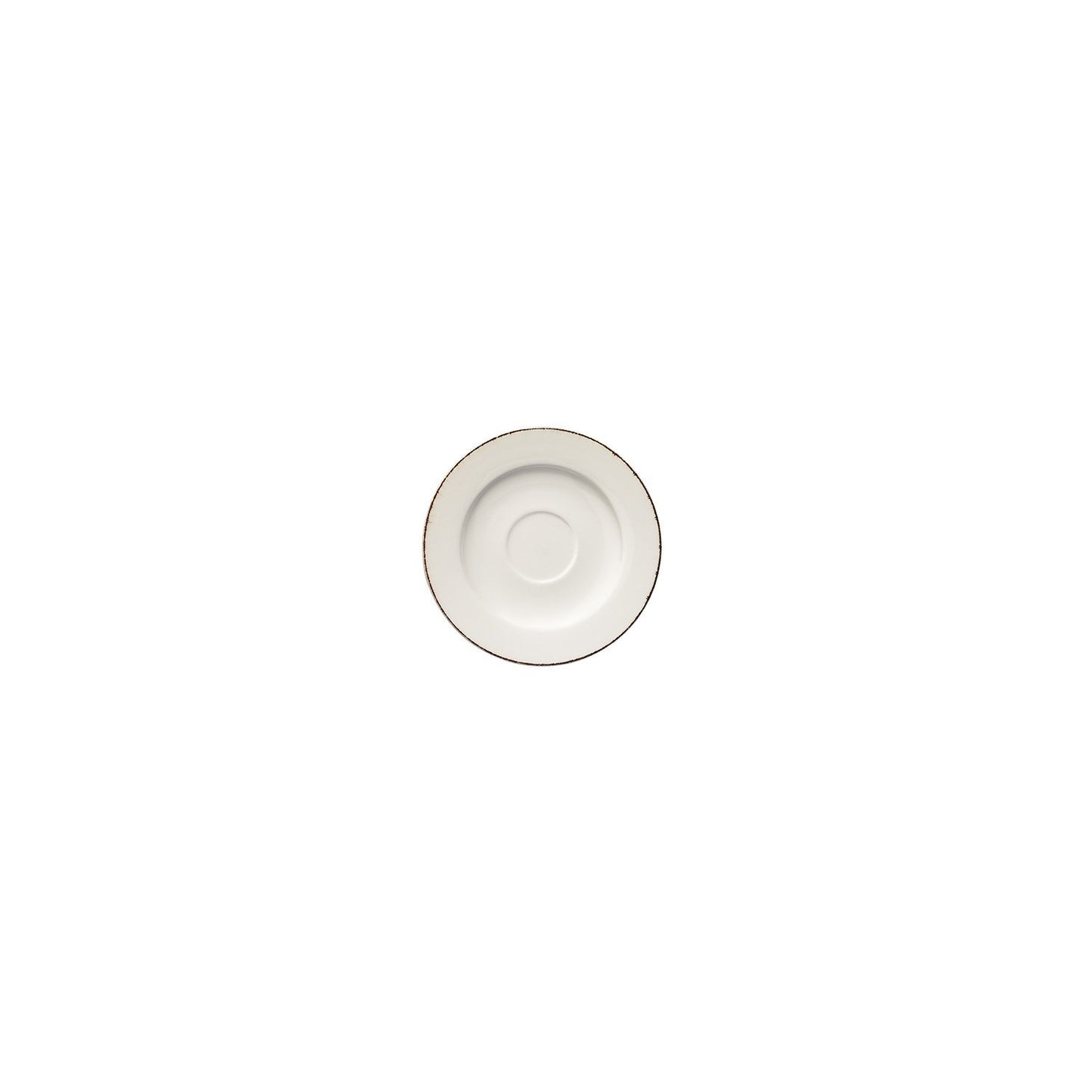 Turgla Vitrified Retro dia.4.75" Round Decorated Vitrified Saucer - Case Pack: 6