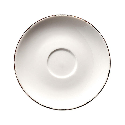 Retro dia.4.75" Round Decorated Vitrified Saucer
