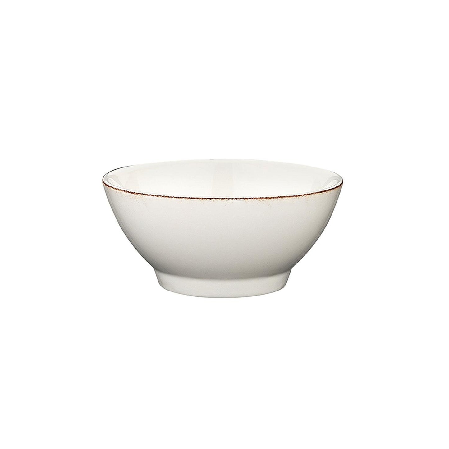 Turgla Vitrified Retro dia.4.75" h:2.25" 10 oz. Round Decorated Vitrified Bowl - Case Pack: 12