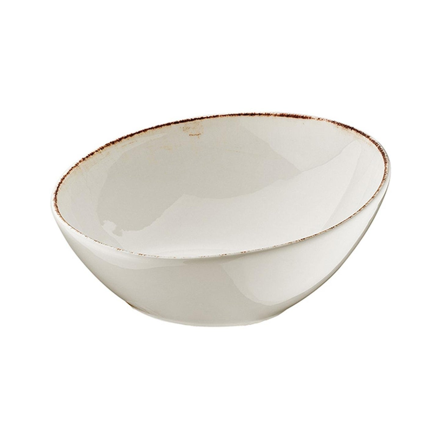 Turgla Vitrified Retro dia.8.75" h:3" 29 oz. Round Decorated Vitrified Bowl - Case Pack: 6