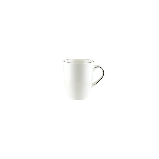 Turgla Vitrified Madera dia.3.25" h:4.25" 11 oz. Round Decorated Vitrified Mug - Case Pack: 24