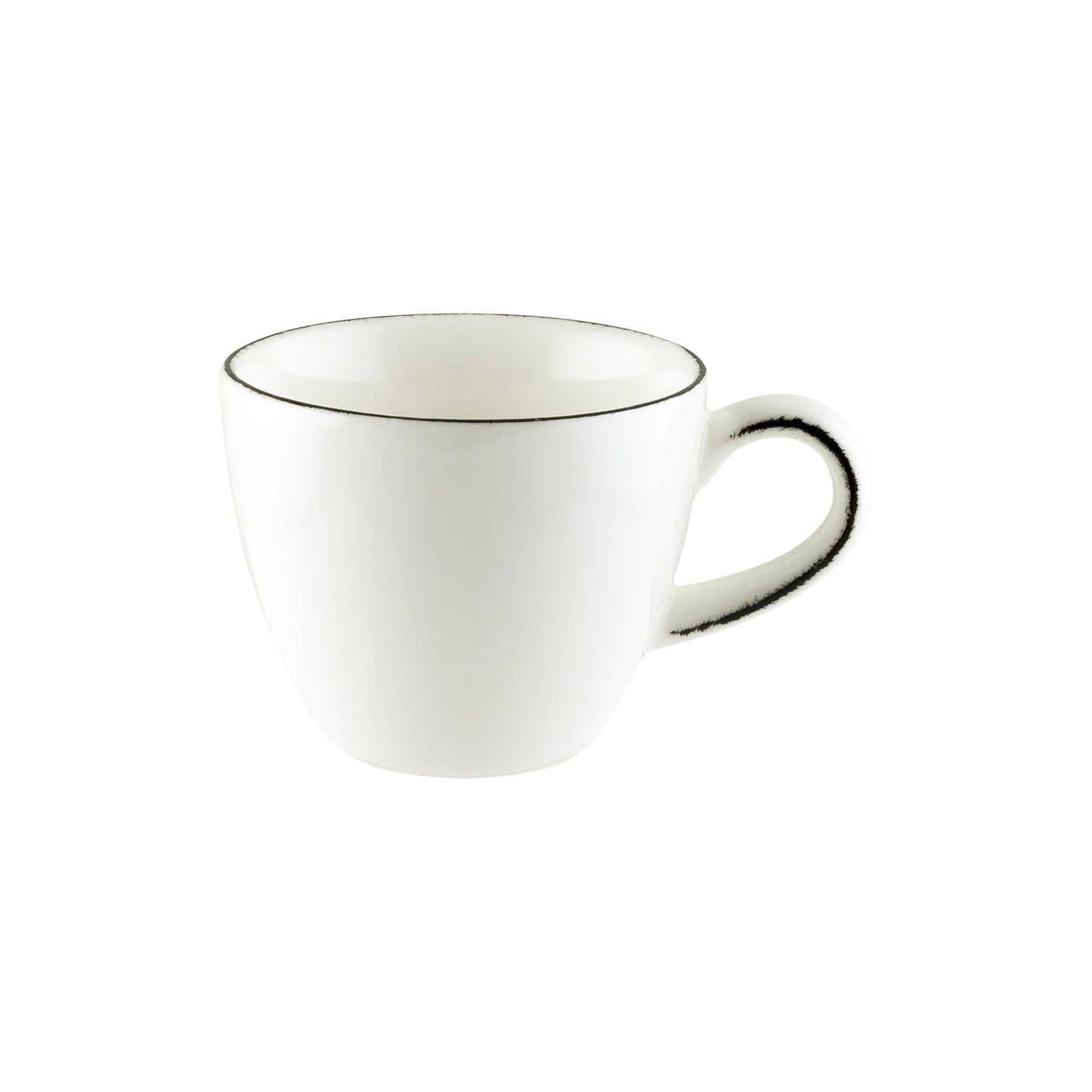 Madera dia.2.5" h:2" 3 oz. Round Decorated Vitrified Espresso Cup