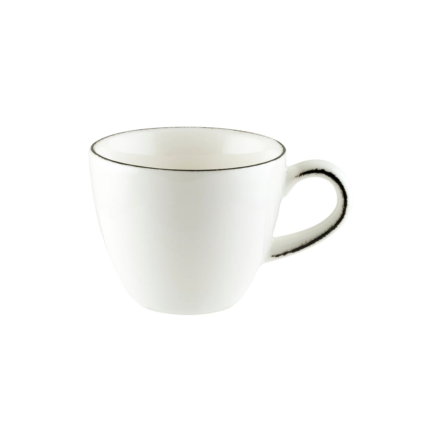 Madera dia.2.5" h:2" 3 oz. Round Decorated Vitrified Espresso Cup