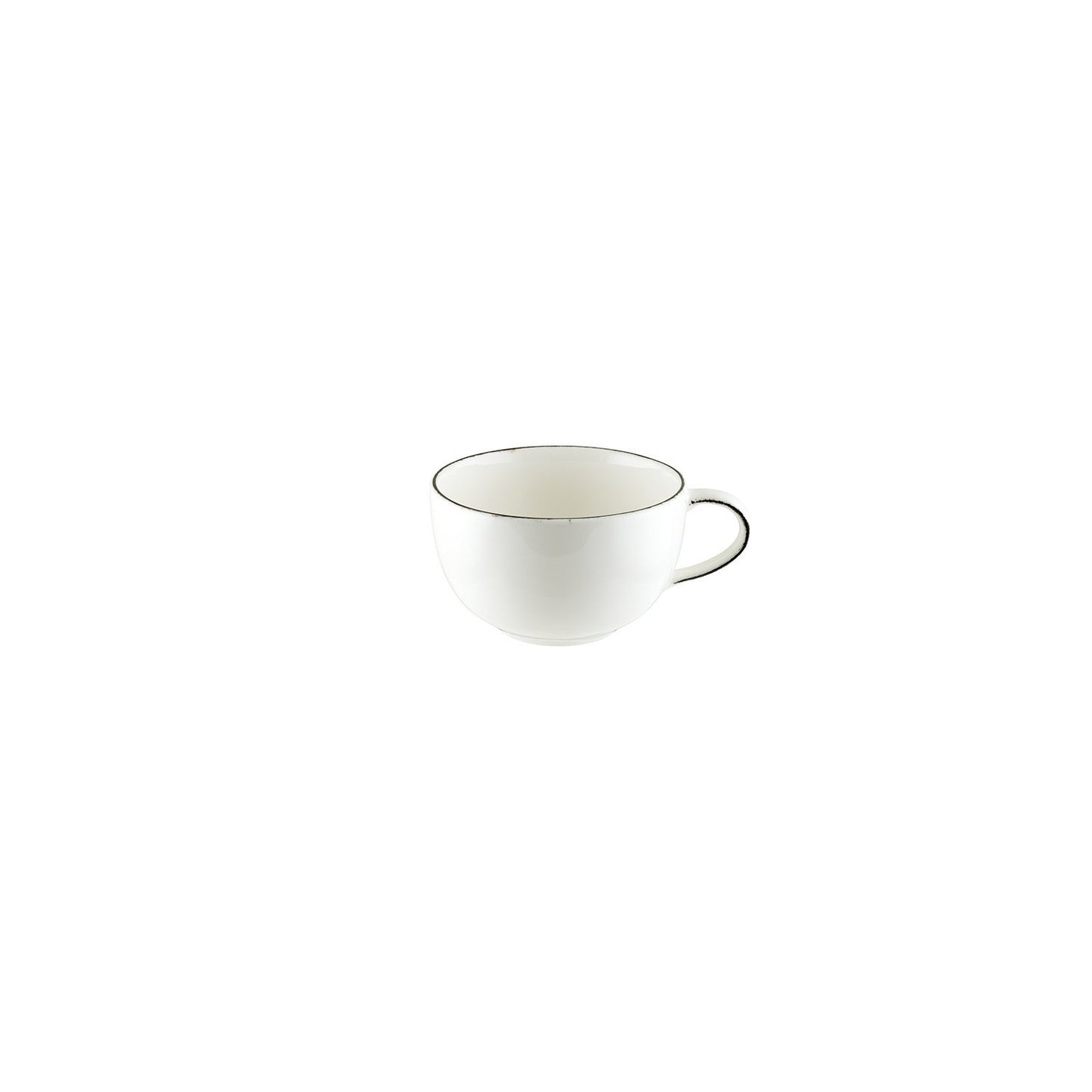 Turgla Vitrified Madera dia.4.5" h:2.75" 12 oz. Round Decorated Vitrified Cup - Case Pack: 6