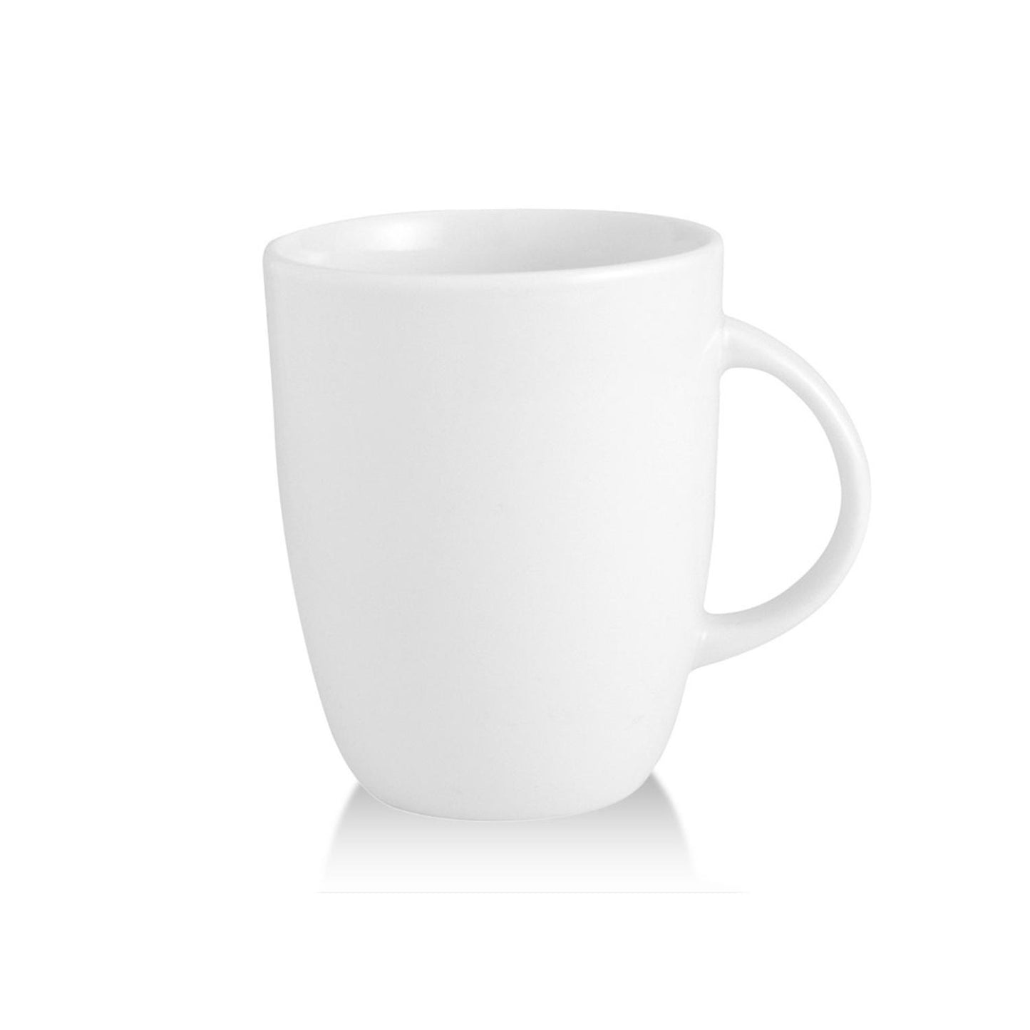 Porcelain Delta-Coupe dia.31.75" h:3.75" 10 oz. Round White Porcelain Mug - Case Pack:12