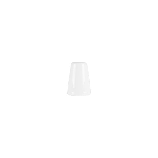 Porcelain Delta-Coupe dia.2" h:2.75" Round White Porcelain Salt & Pepper Shaker Set - Case Pack:24