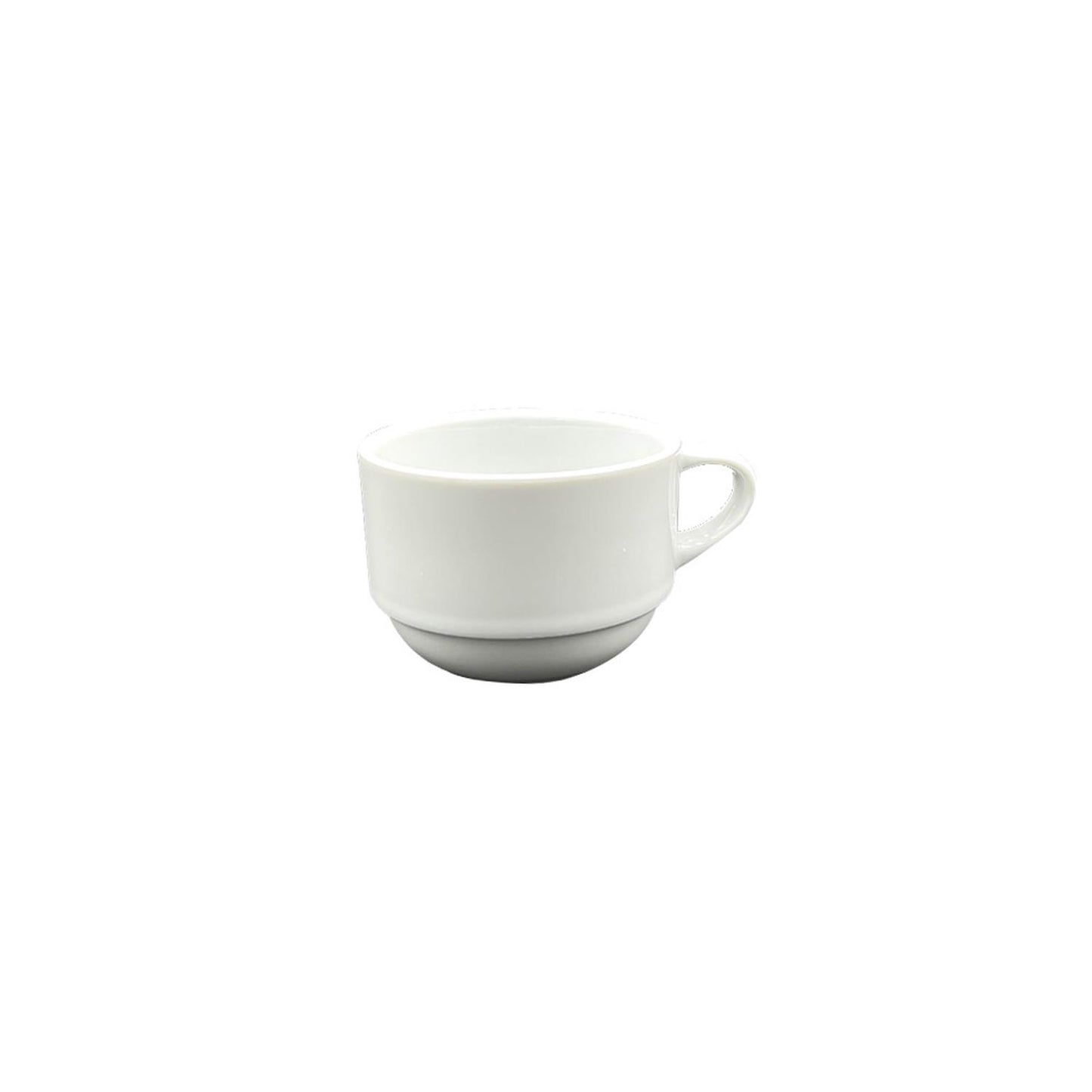 Porcelain Delta-Coupe dia.2.5" h:1.75" 3 oz. Round White Porcelain Cup - Case Pack:12