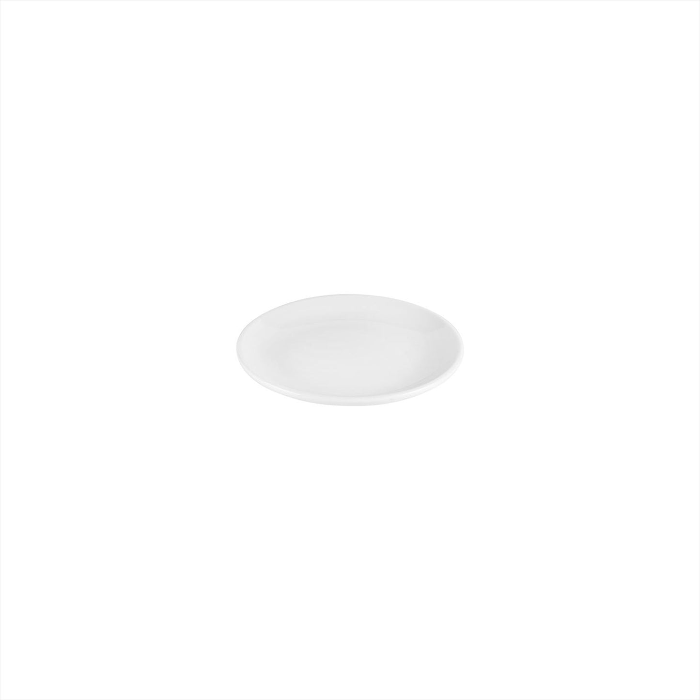 Porcelain Delta-Coupe dia.6" Round White Porcelain Plate - Case Pack:12