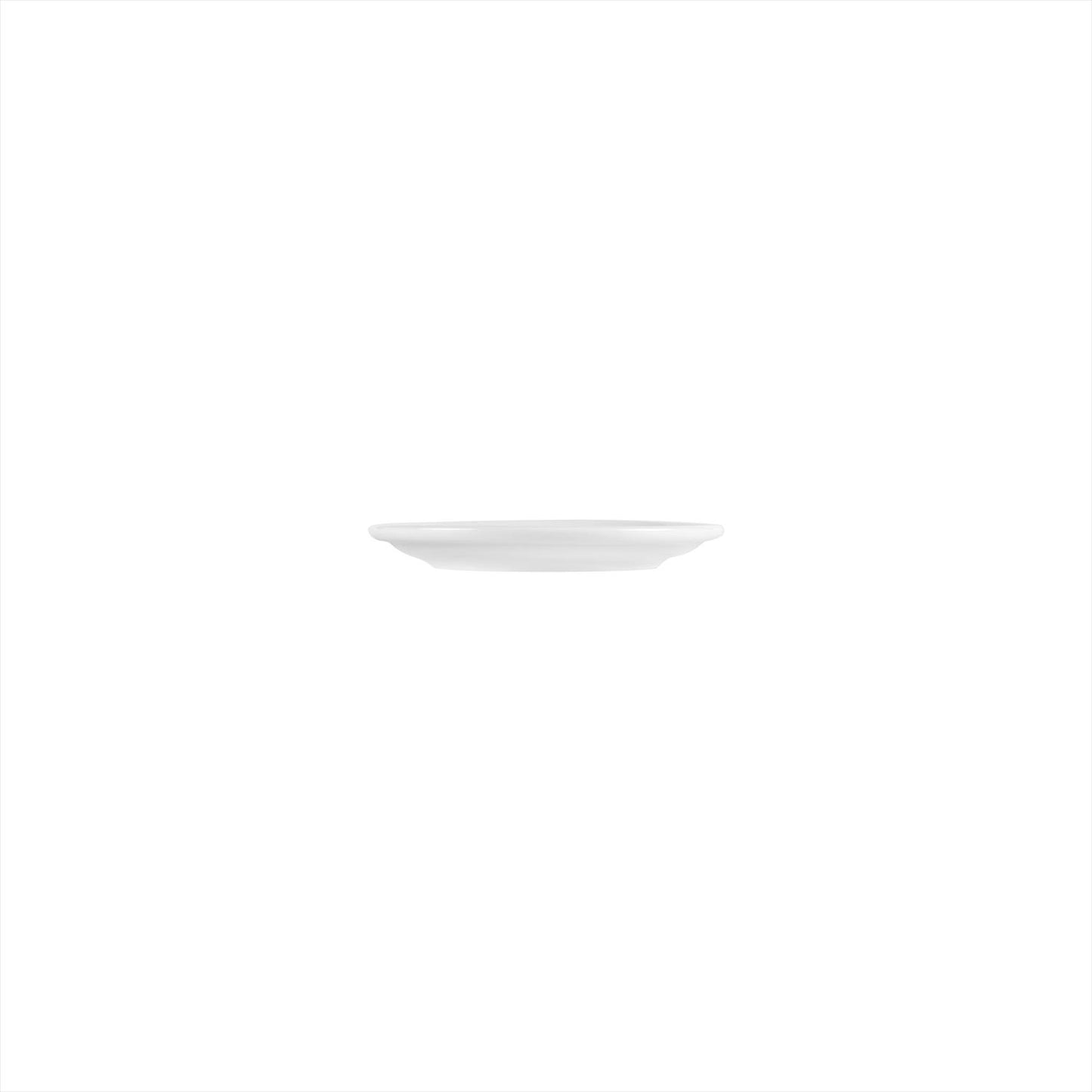 Porcelain Delta-Coupe dia.6" Round White Porcelain Plate - Case Pack:12