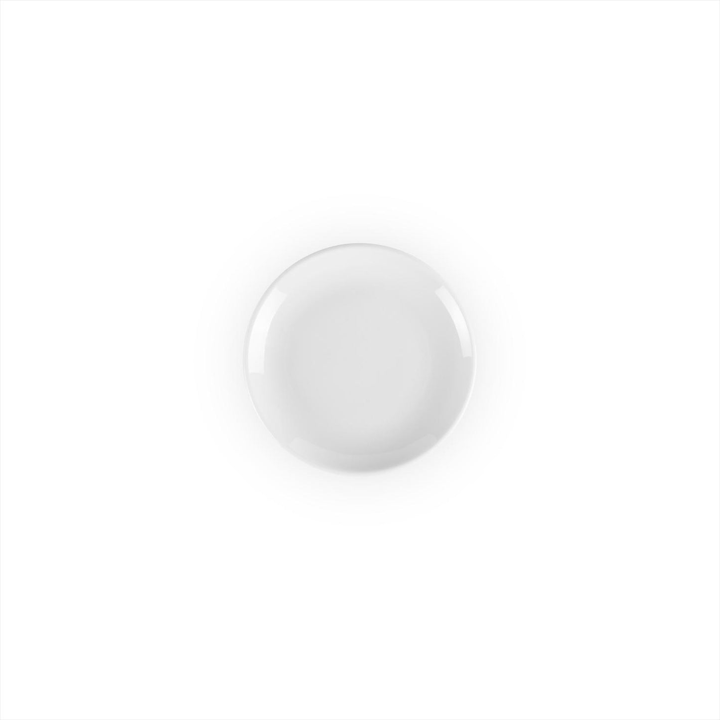 Porcelain Delta-Coupe dia.6" Round White Porcelain Plate - Case Pack:12