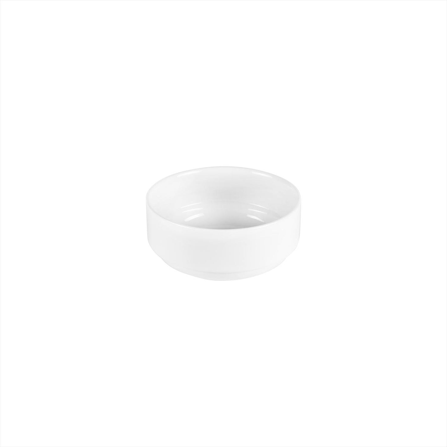 Porcelain Delta-Coupe dia.6" h:2.75" 33 oz. Round White Porcelain Ramekin - Case Pack:6