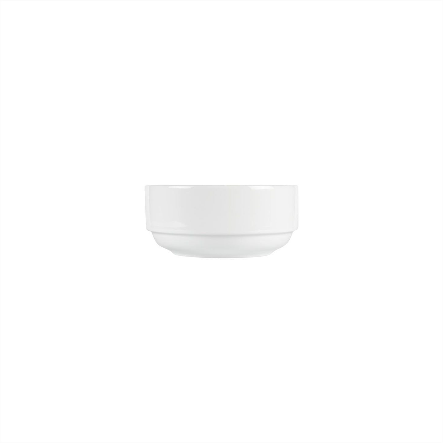 Porcelain Delta-Coupe dia.6" h:2.75" 33 oz. Round White Porcelain Ramekin - Case Pack:6