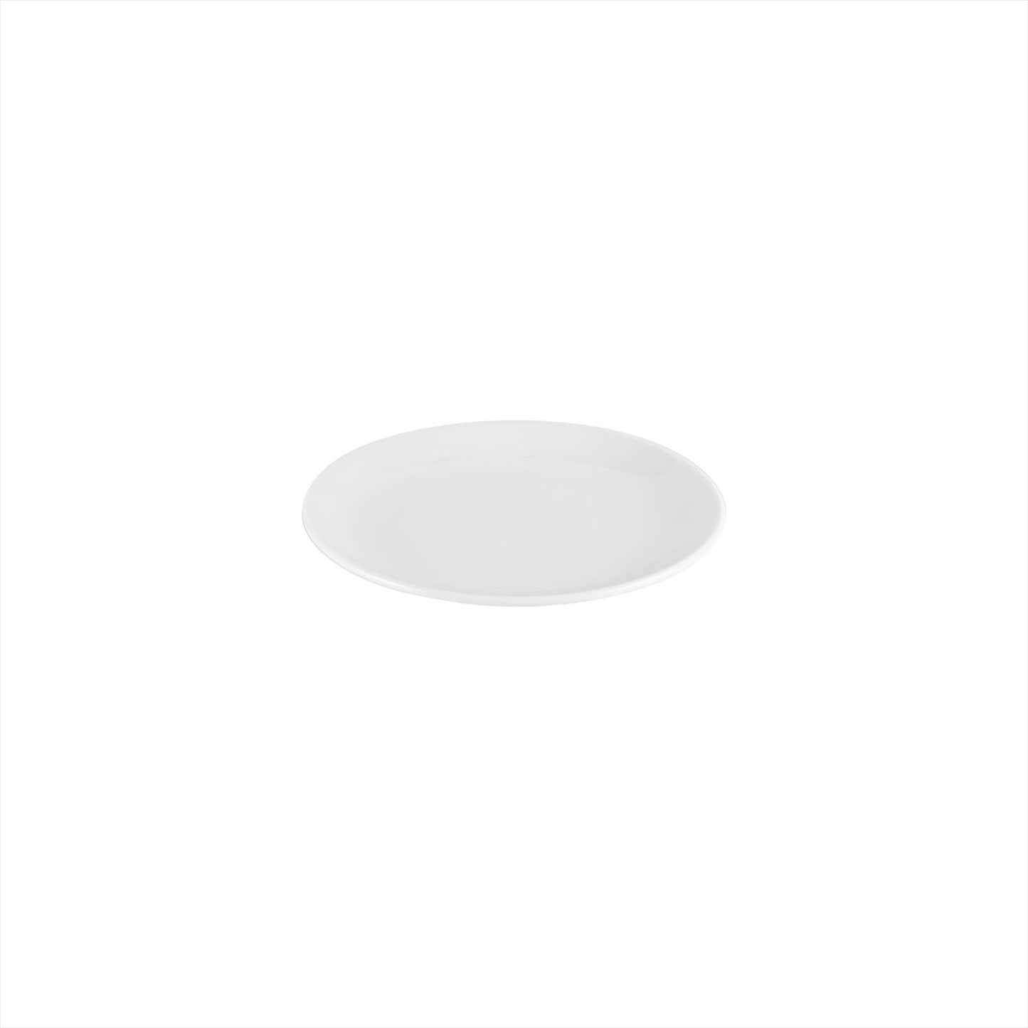 Porcelain Delta-Coupe dia.7.5" Round White Porcelain Plate - Case Pack:12