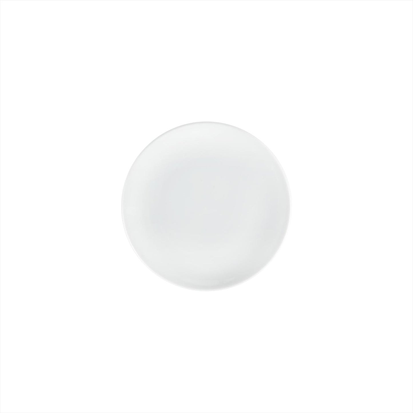 Porcelain Delta-Coupe dia.7.5" Round White Porcelain Plate - Case Pack:12