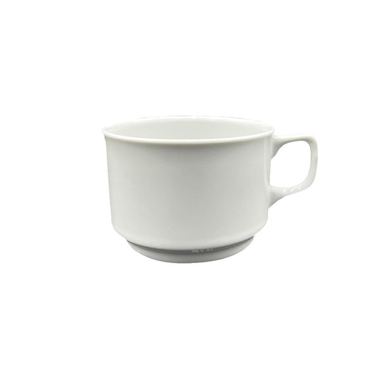 Porcelain Delta dia.3.25" h:2.25" 8 oz. Round White Porcelain Cup - Case Pack:12