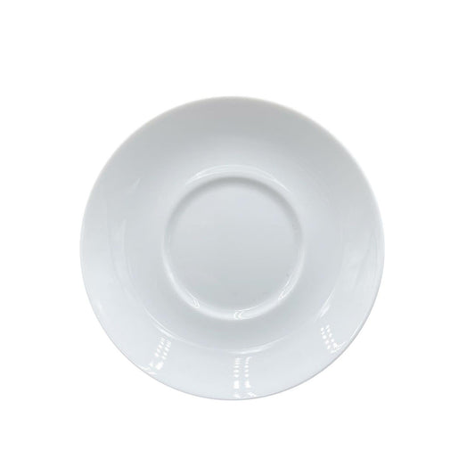 Delta dia.6" Round White Porcelain Saucer