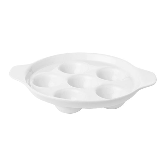 Porcelain Delta-Coupe dia.4.75" h:1.25" Round White Porcelain Oven Dish - Case Pack:6