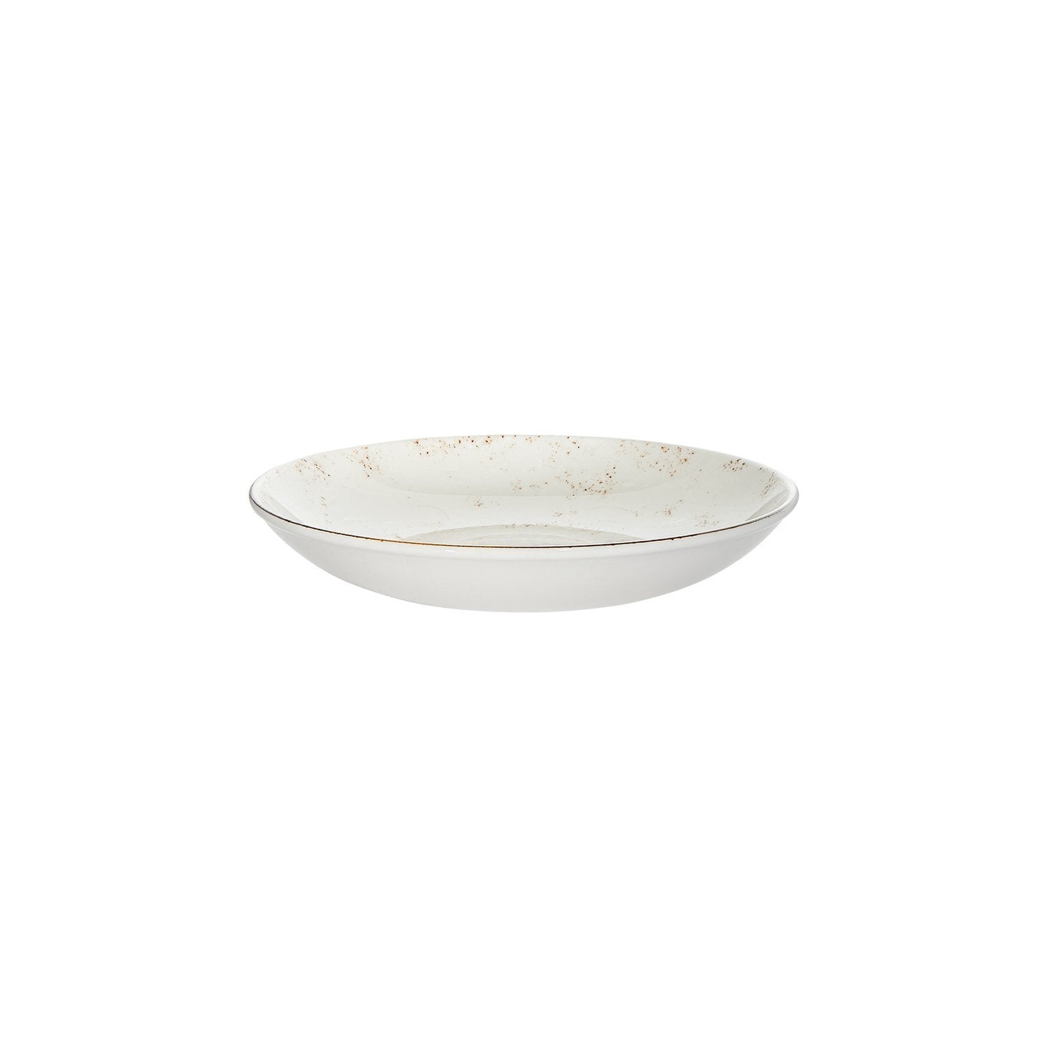 Grain dia.11" h:2.5" 57 oz. Round Decorated Vitrified Bowl