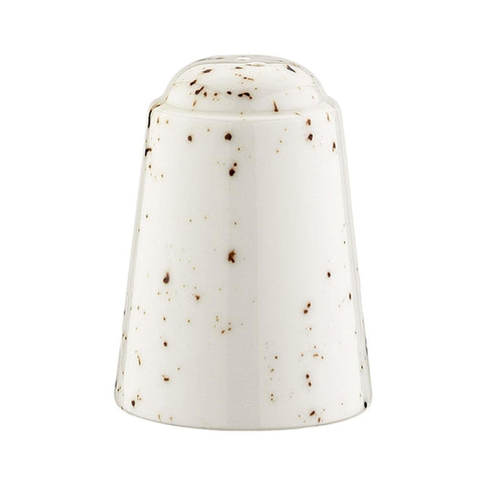 Grain  Round Decorated Vitrified Salt Shaker