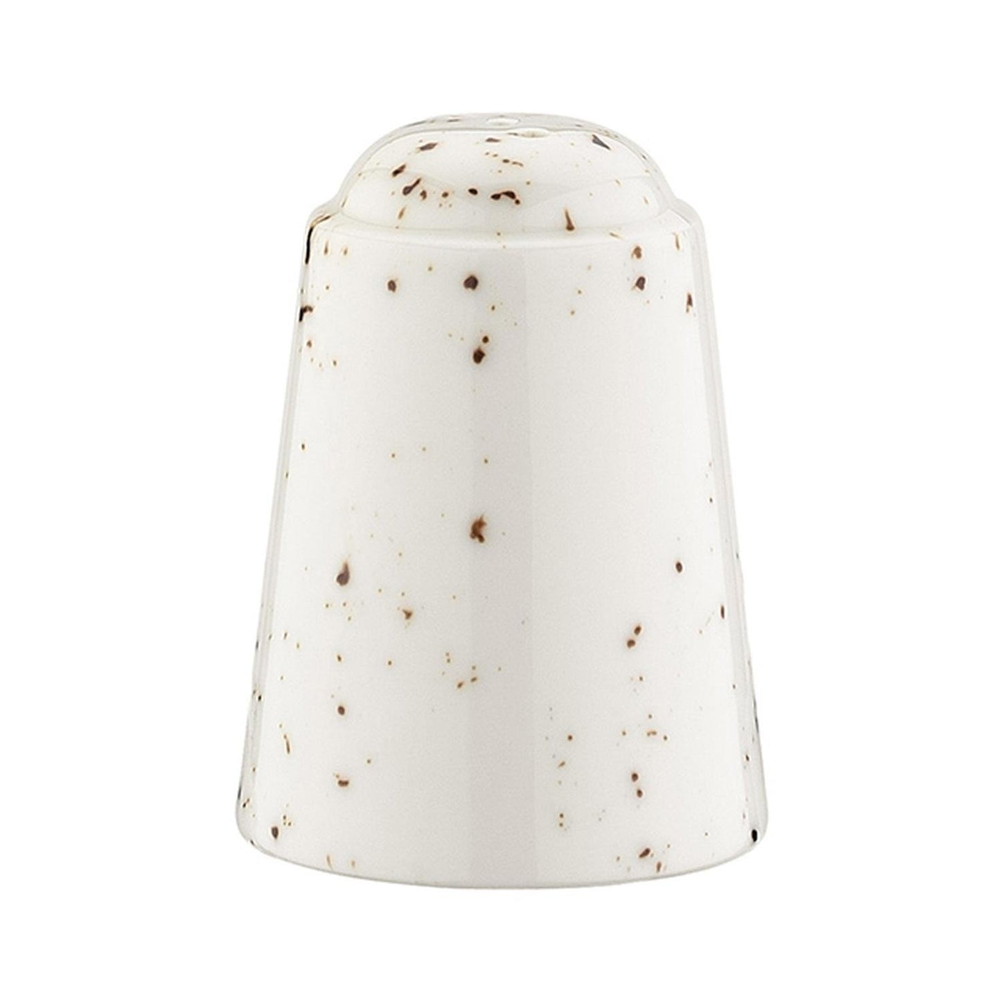 Turgla Vitrified Grain  Round Decorated Vitrified Salt Shaker - Case Pack: 24