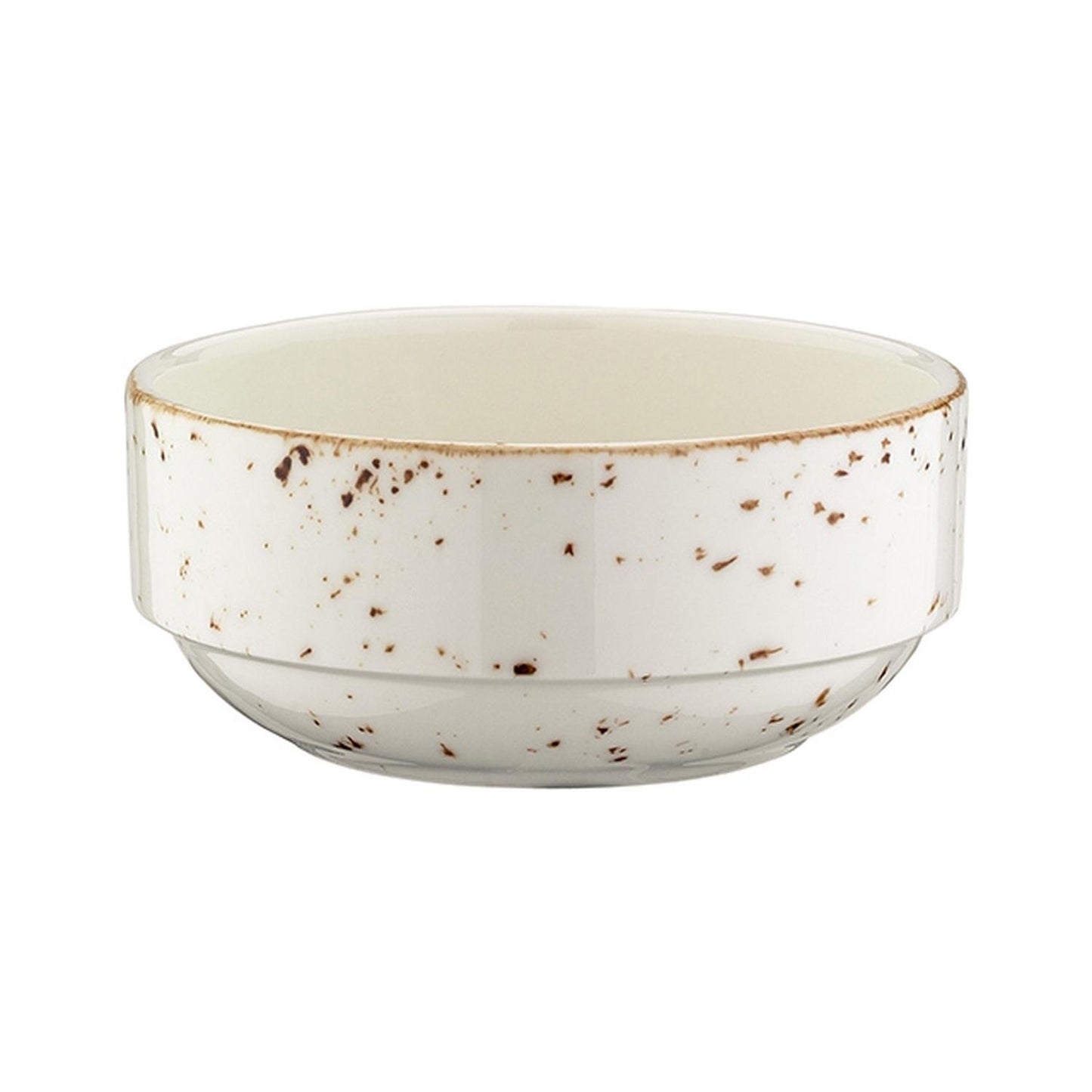 Turgla Vitrified Grain dia.5.5" h:2.5" 17 oz. Round Decorated Vitrified Bowl - Case Pack: 12