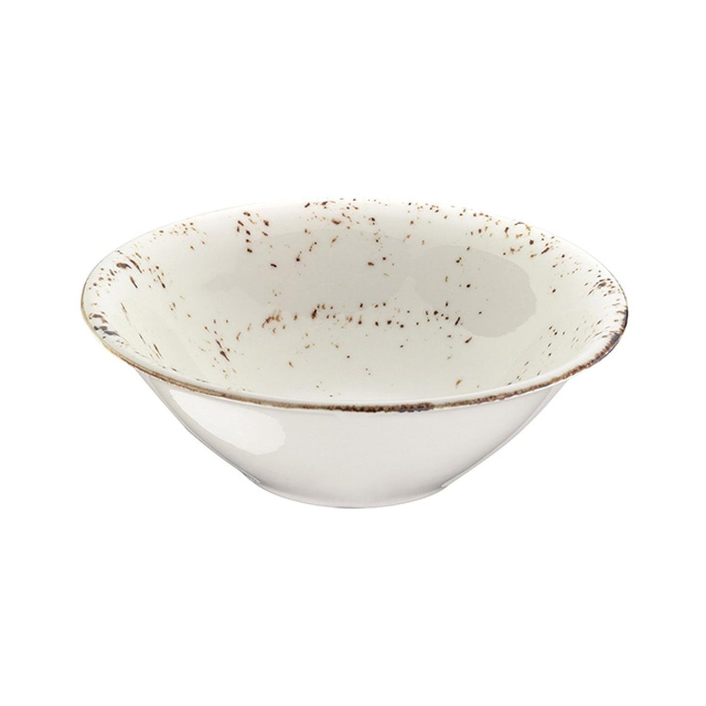 Turgla Vitrified Grain dia.8" h:2.5" 30 oz. Round Decorated Vitrified Bowl - Case Pack: 6