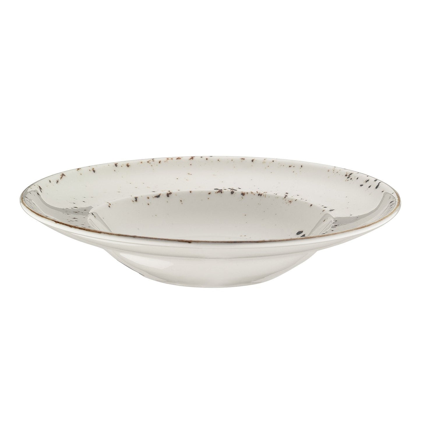 Porcelain Grain dia.10.75" h:2.25" 16 oz. Round Decorated Porcelain Bowl - Case Pack: 6