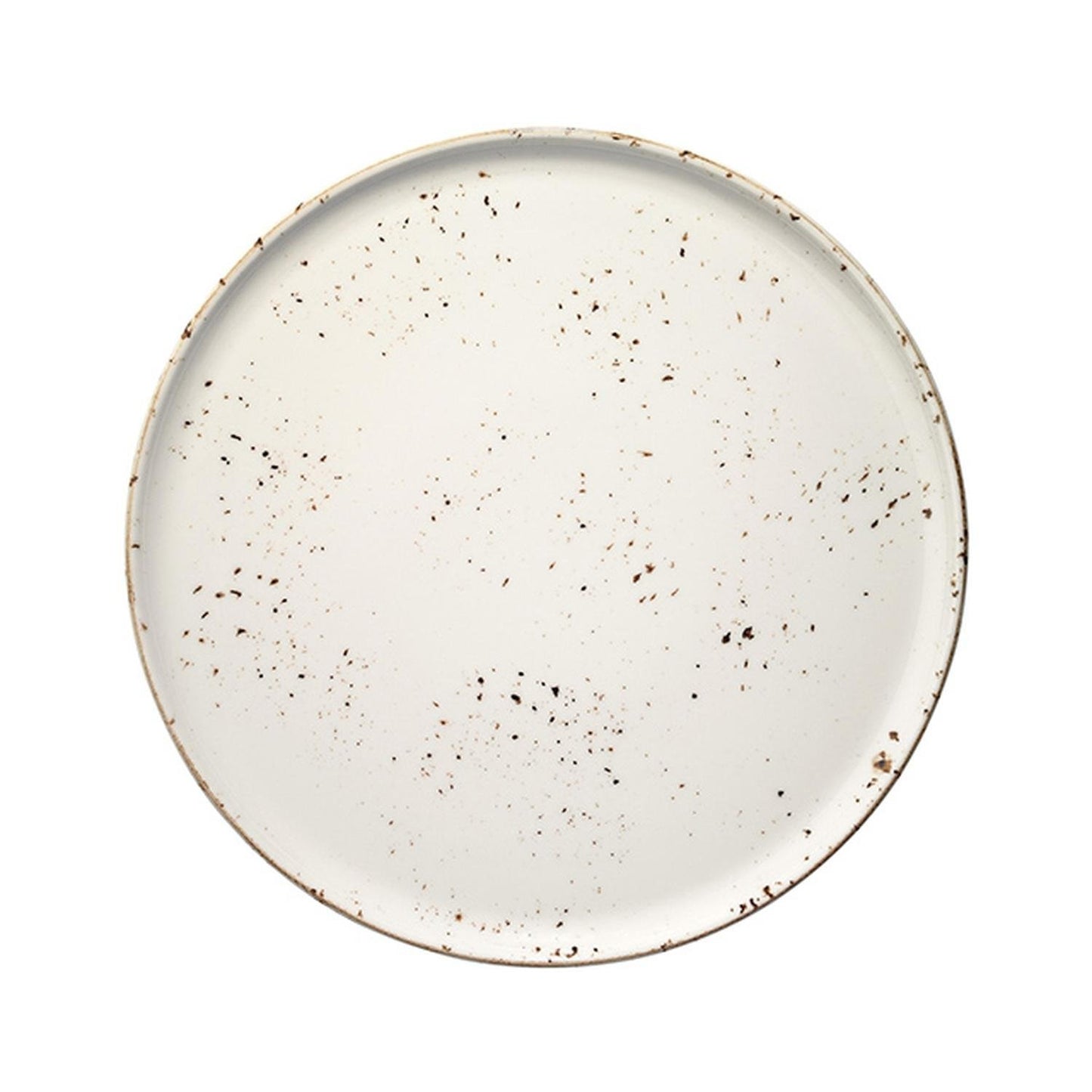 Turgla Vitrified Grain dia.12.75" Round Decorated Vitrified Plate - Case Pack: 6
