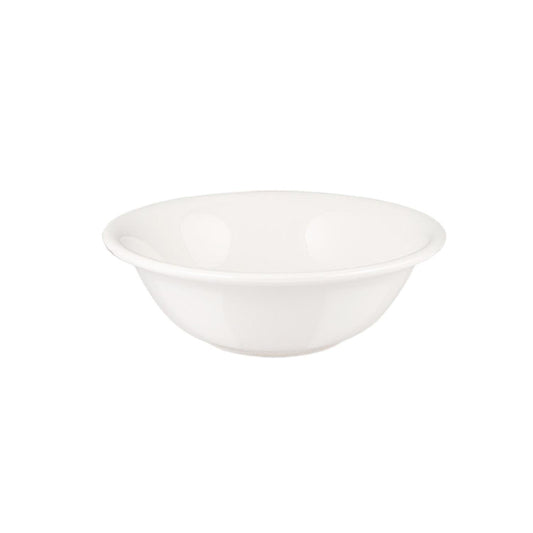 Turgla Vitrified Gourmet dia.8" h:2.5" 30 oz. Round Warm White Vitrified Bowl - Case Pack: 6