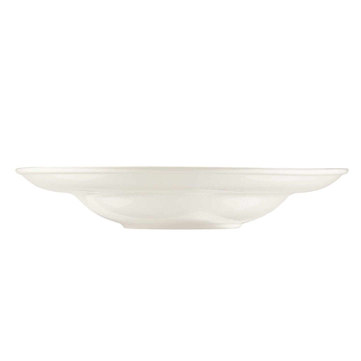 Porcelain Gourmet dia.9.5" h:2" 14 oz. Round Warm White Porcelain Bowl - Case Pack: 6