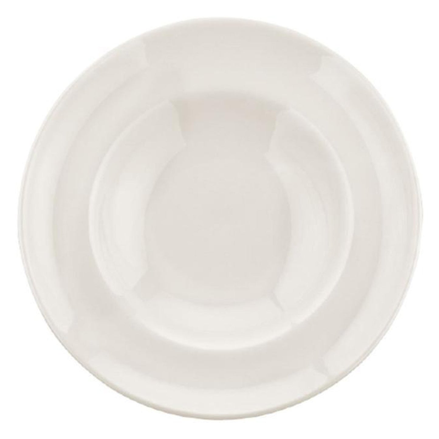 Turgla Vitrified Patera dia.10.75" h:2.25" 16 oz. Round Decorated Vitrified Bowl - Case Pack: 6