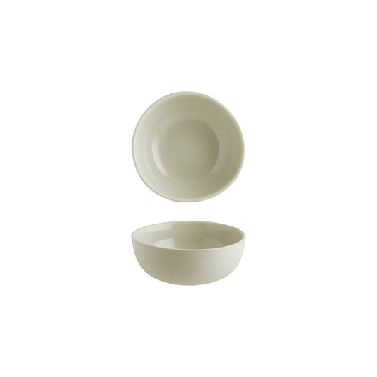 Turgla Vitrified Ground dia.6.25" h:2.5" 22 oz. Round Cream Vitrified Bowl - Case Pack: 6
