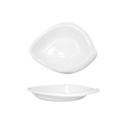 Porcelain Hawaii 11.5" x 9" x h:3.25" 41 oz. Oval White Porcelain Bowl - Case Pack:6