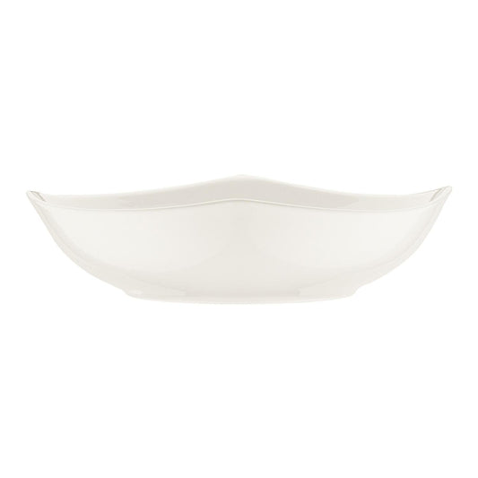 Turgla Vitrified Gourmet dia.9.25" h:2.5" 37 oz. Round Warm White Vitrified Bowl - Case Pack: 6