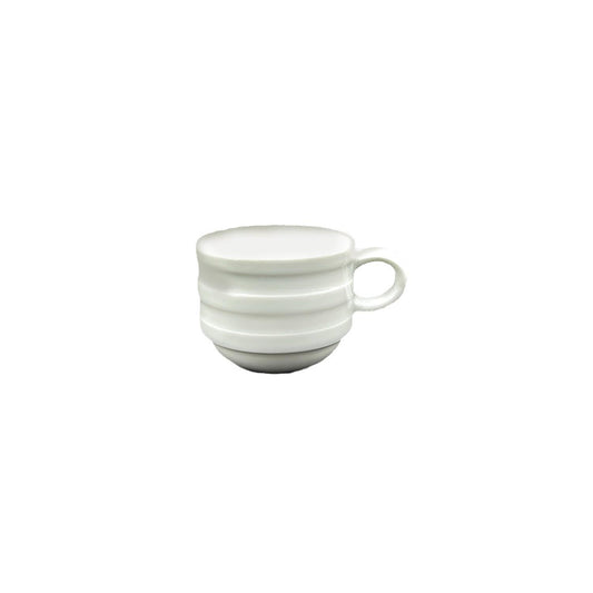 Porcelain Lizbon dia.2.25" h:1.75" 3 oz. Round White Porcelain Cup - Case Pack:12