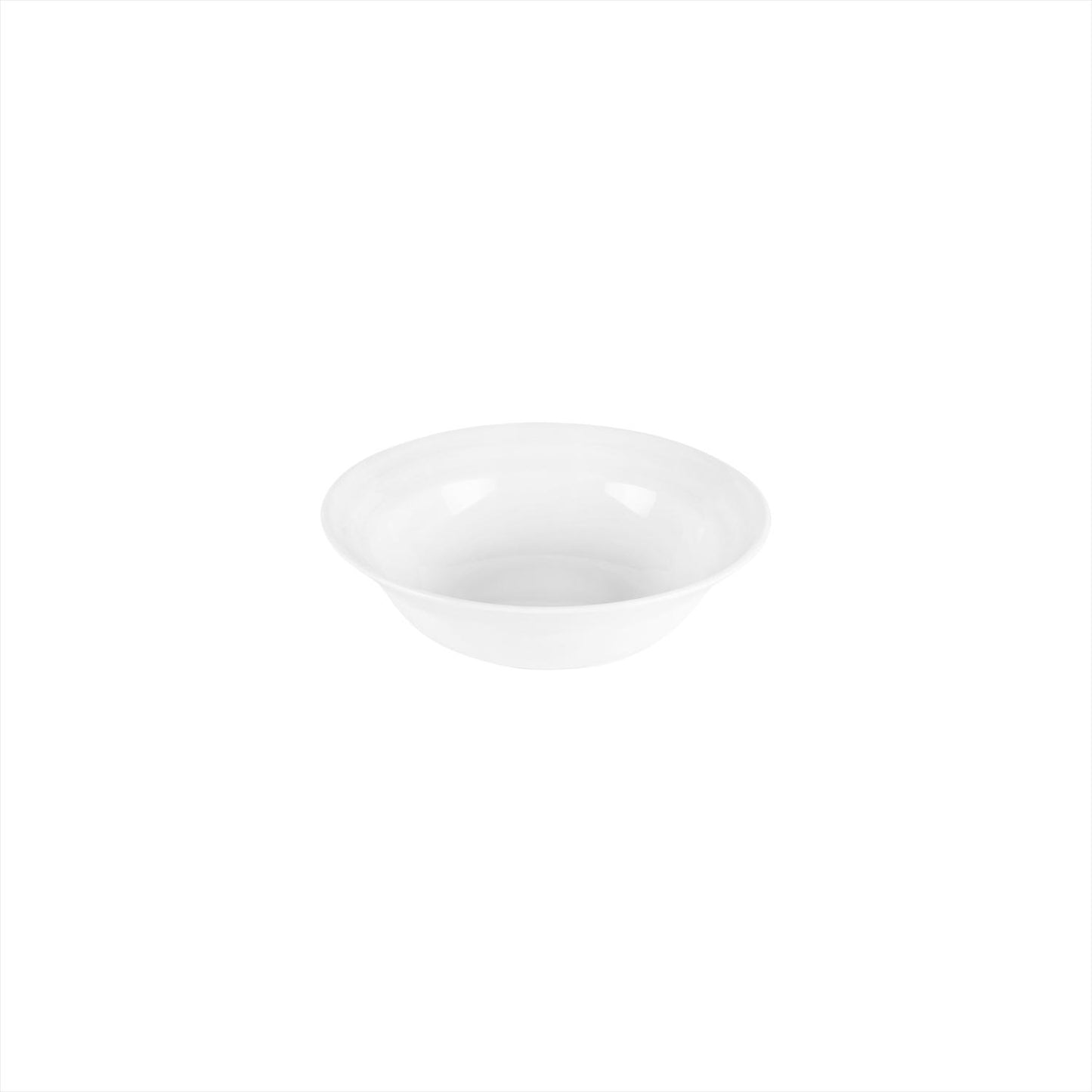 Porcelain Lizbon dia.7.25" h:2.25" 24 oz. Round White Porcelain Bowl - Case Pack:12