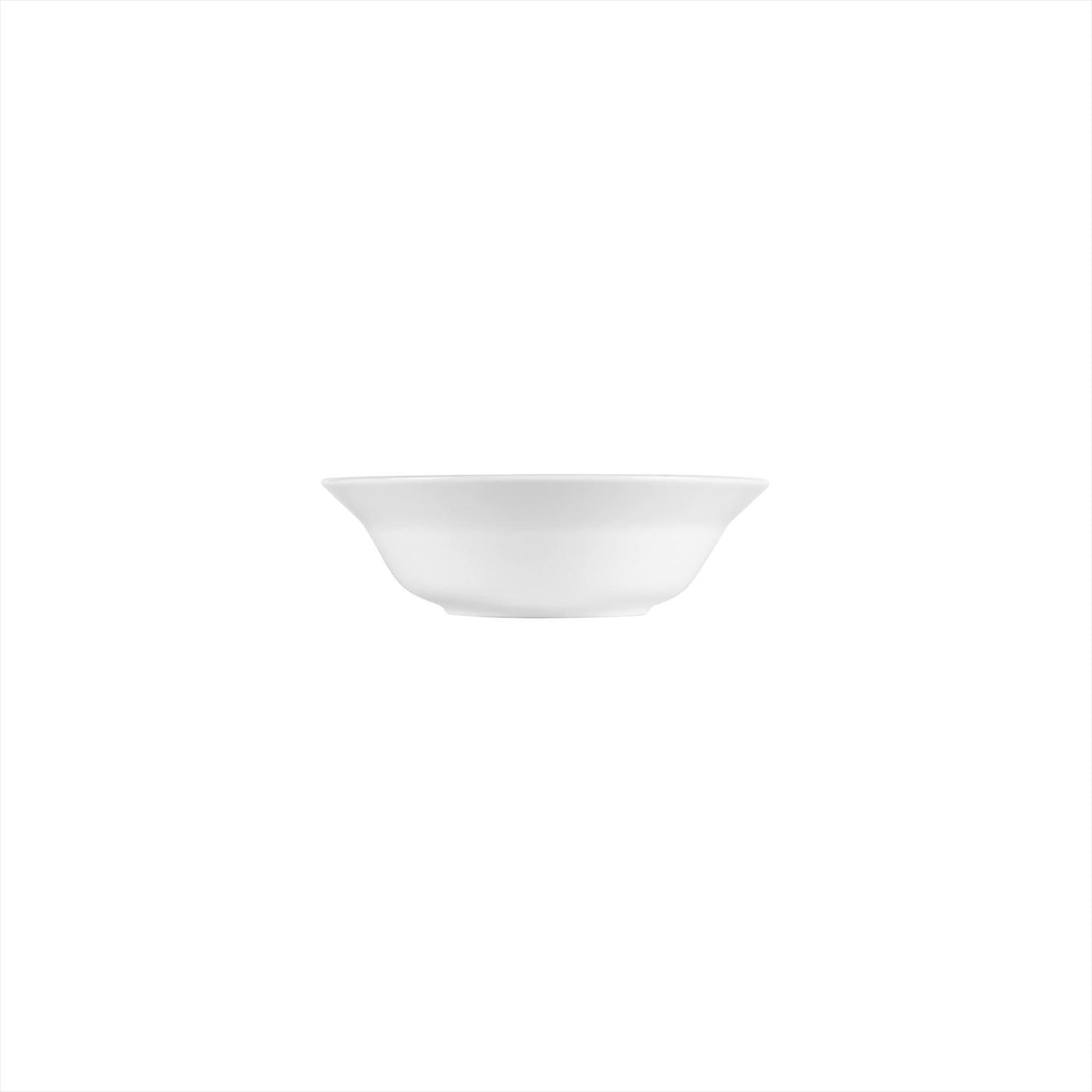 Porcelain Lizbon dia.7.25" h:2.25" 24 oz. Round White Porcelain Bowl - Case Pack:12