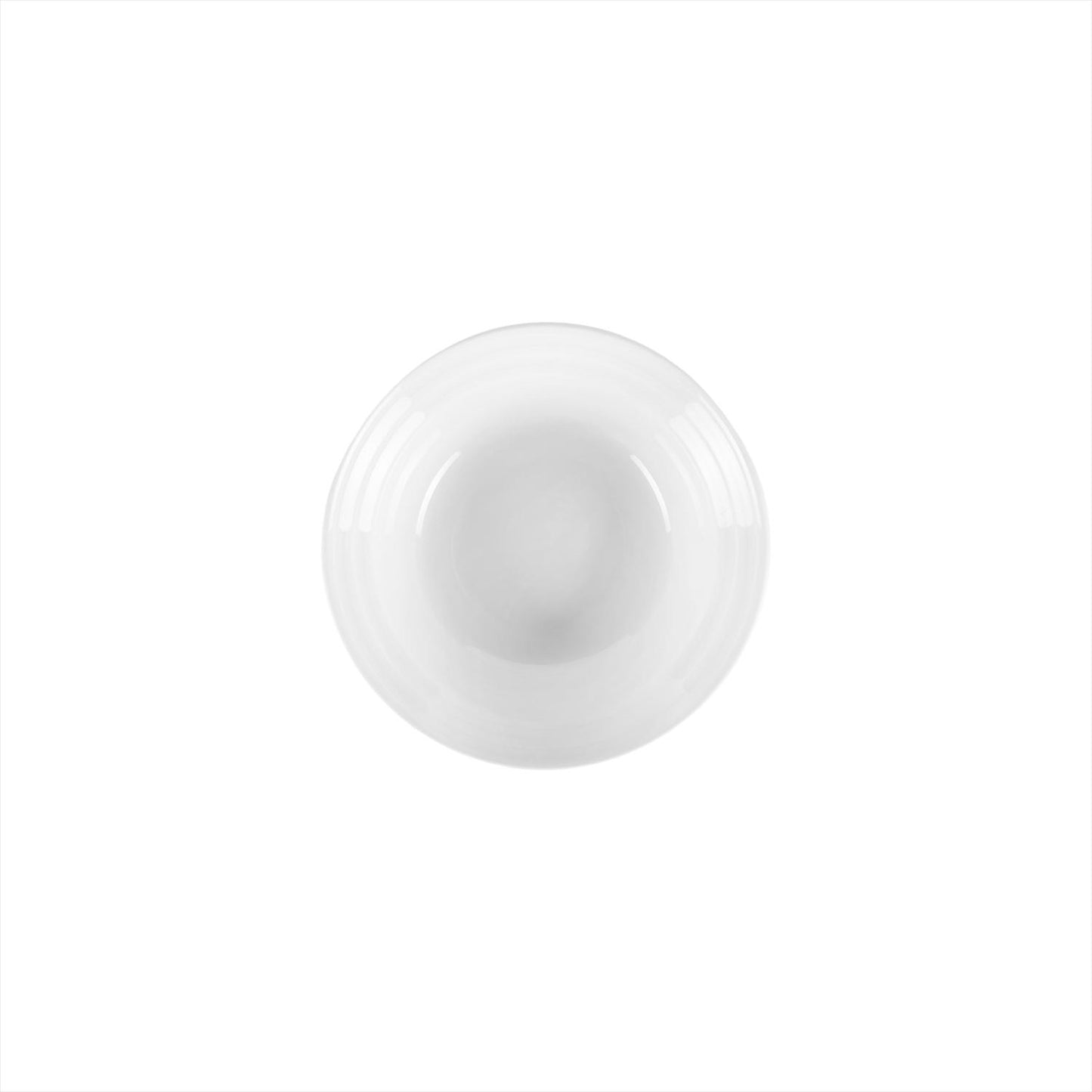 Porcelain Lizbon dia.7.25" h:2.25" 24 oz. Round White Porcelain Bowl - Case Pack:12