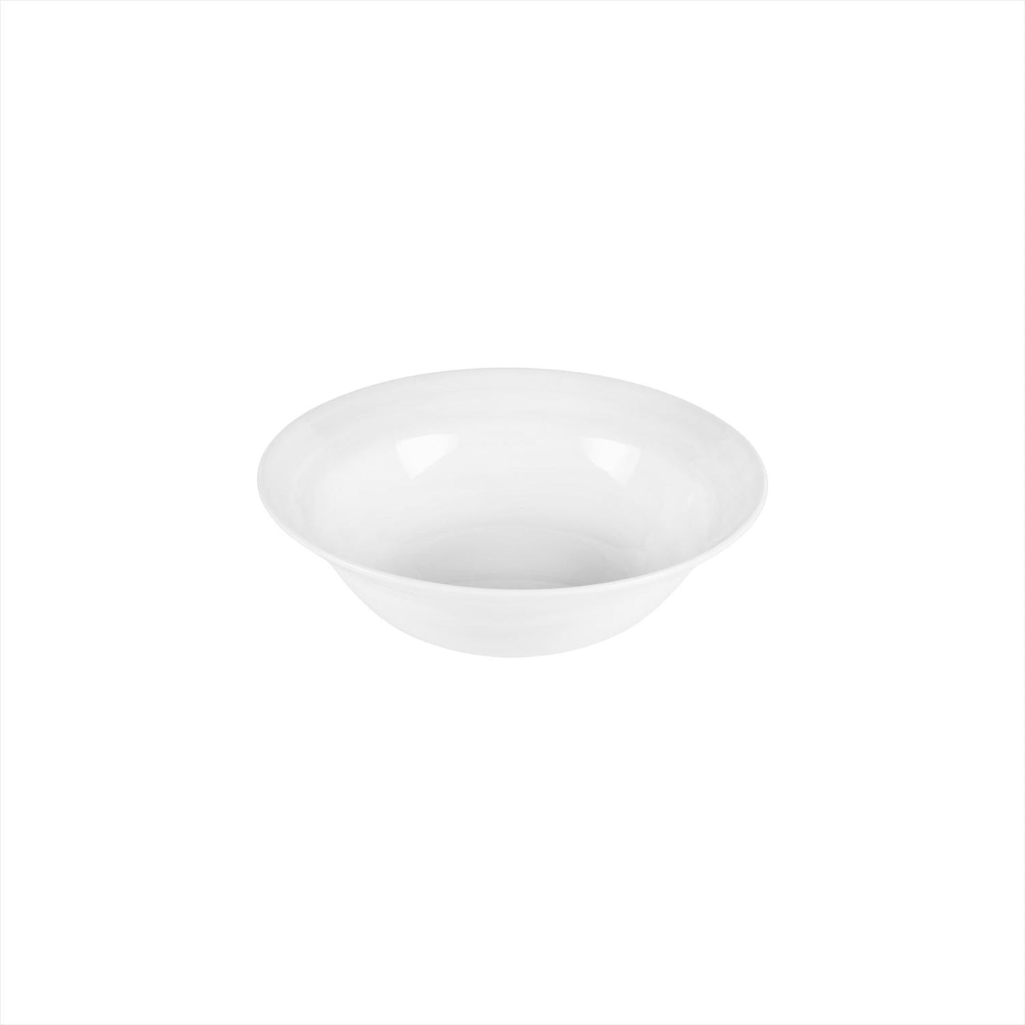 Porcelain Lizbon dia.9" h:2.75" 42 oz. Round White Porcelain Bowl - Case Pack:6