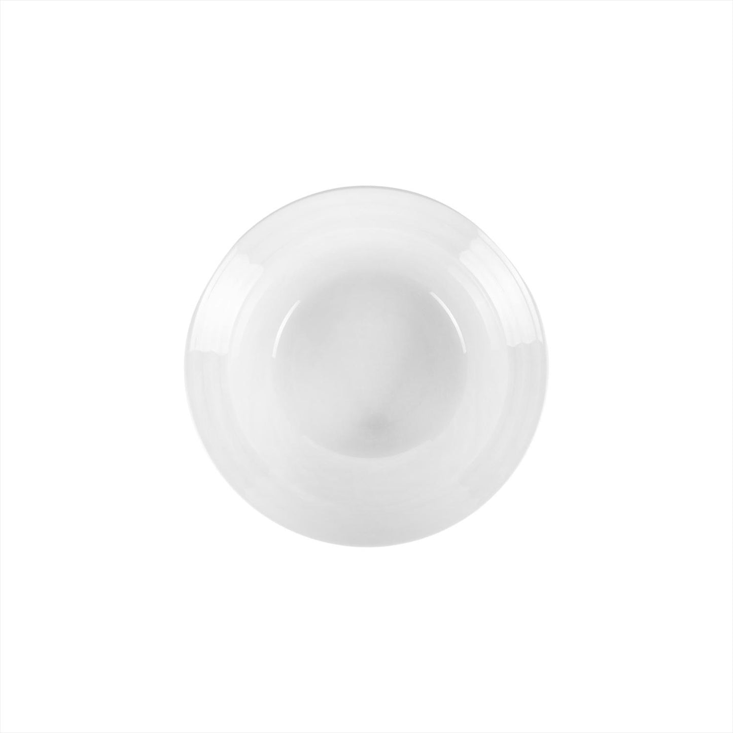 Porcelain Lizbon dia.9" h:2.75" 42 oz. Round White Porcelain Bowl - Case Pack:6