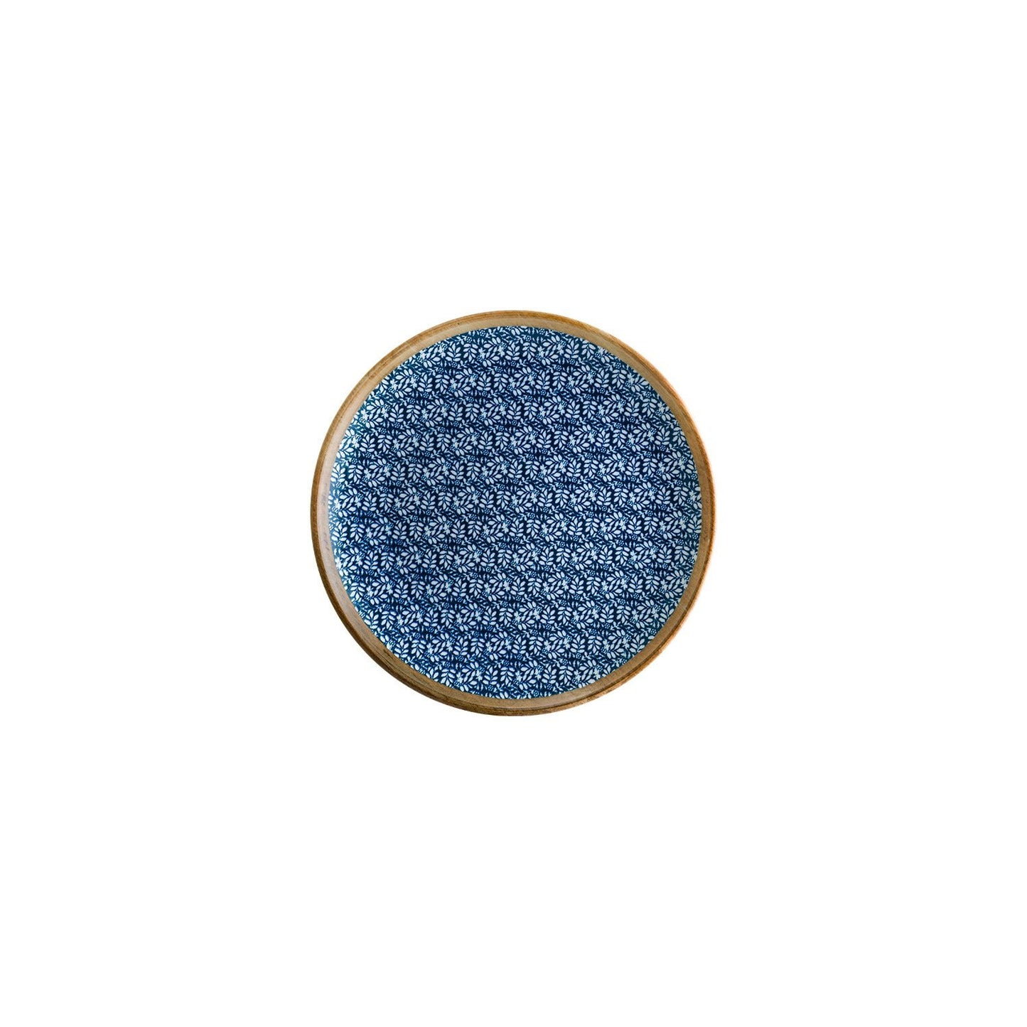 Turgla Vitrified Calif dia.8.25" Round Decorated Vitrified Plate - Case Pack: 12