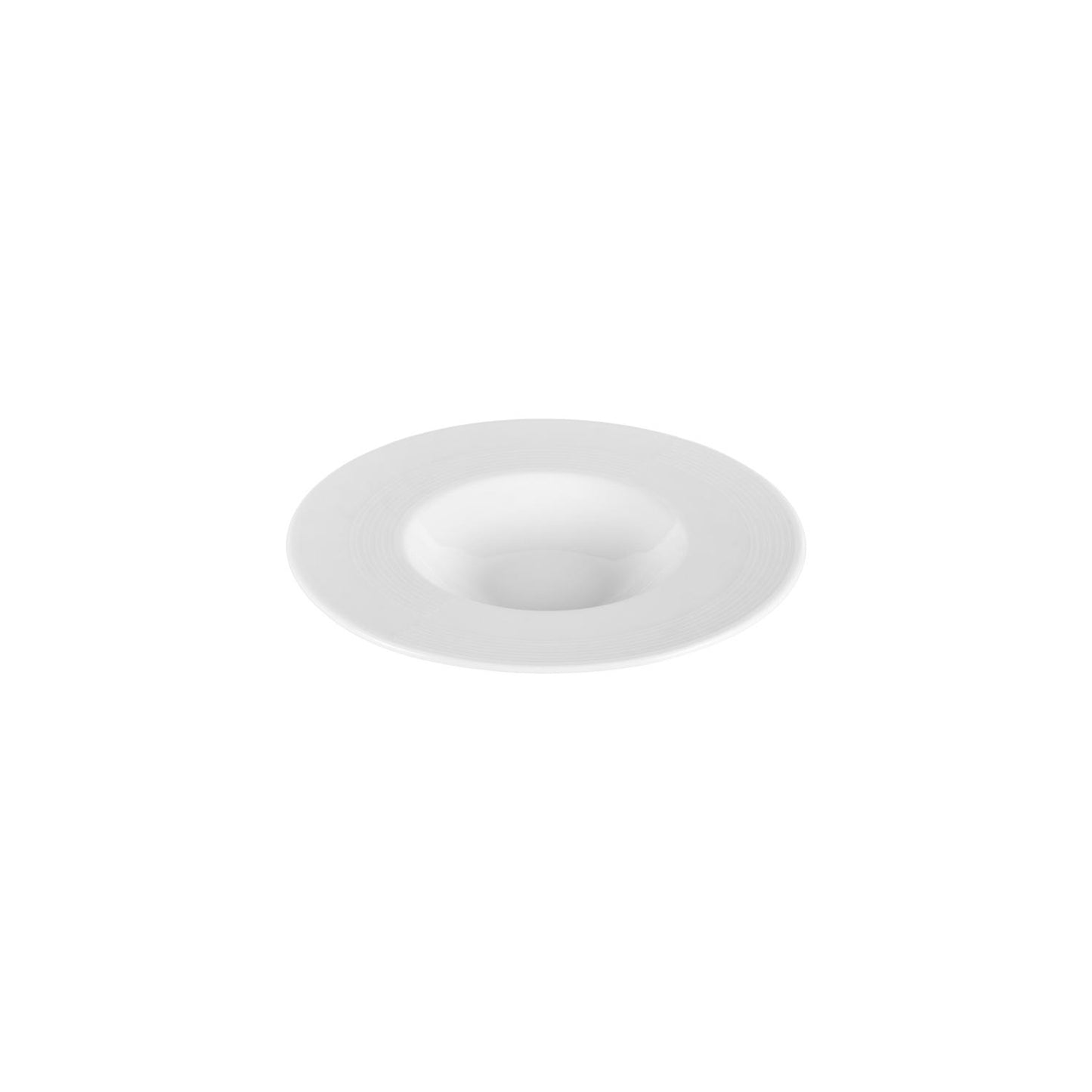 Porcelain Madrid dia.8.75" h:1.25" 6 oz. Round White Porcelain Bowl - Case Pack:12