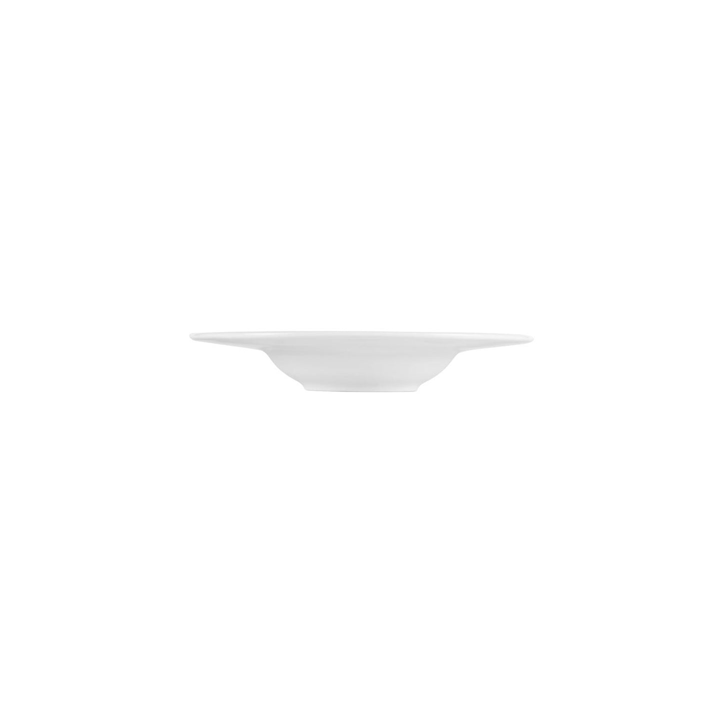 Porcelain Madrid dia.8.75" h:1.25" 6 oz. Round White Porcelain Bowl - Case Pack:12