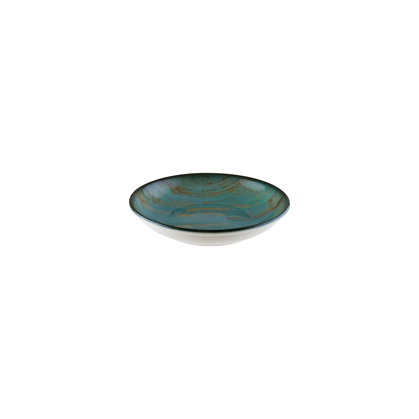 Turgla Vitrified Madera dia.8" h:1.5" 17 oz. Round Decorated Vitrified Bowl - Case Pack: 12