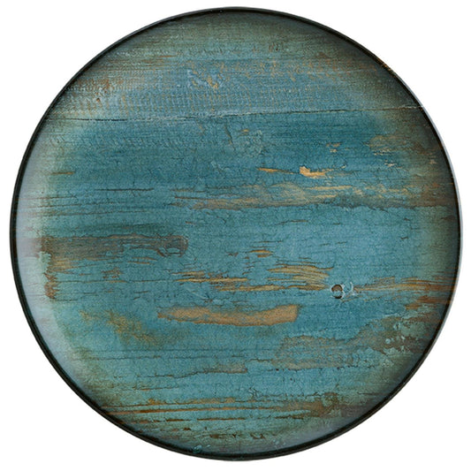 Madera dia.12" Round Decorated Vitrified Plate