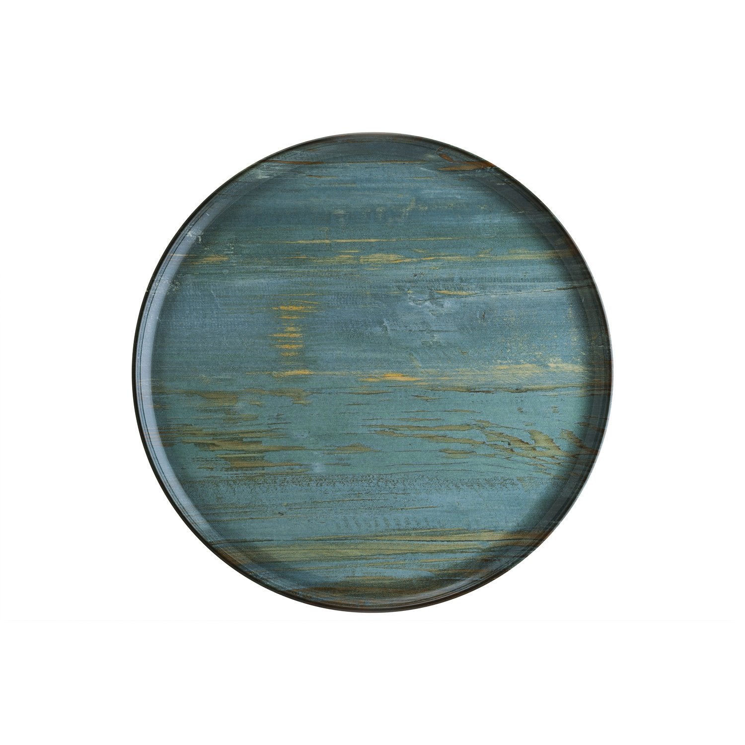 Madera dia.12.75" Round Decorated Vitrified Plate