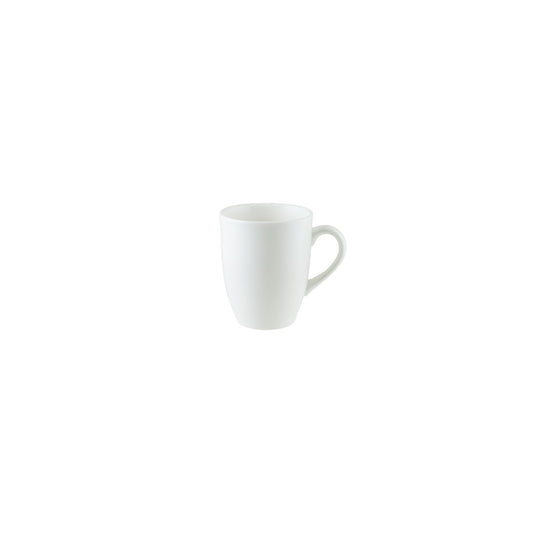 Turgla Vitrified Gourmet dia.3.25" h:4.25" 11 oz. Round Matte White Vitrified Mug - Case Pack: 24