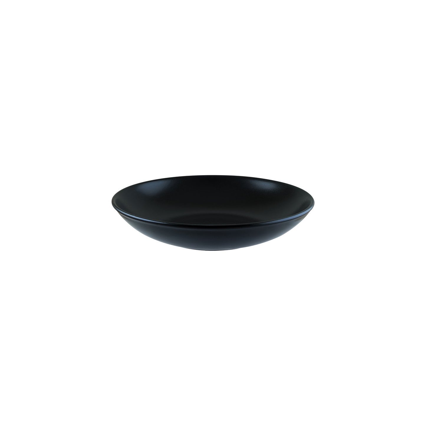 Turgla Vitrified Notte dia.10" h:2" 44 oz. Round Black Vitrified Bowl - Case Pack: 6