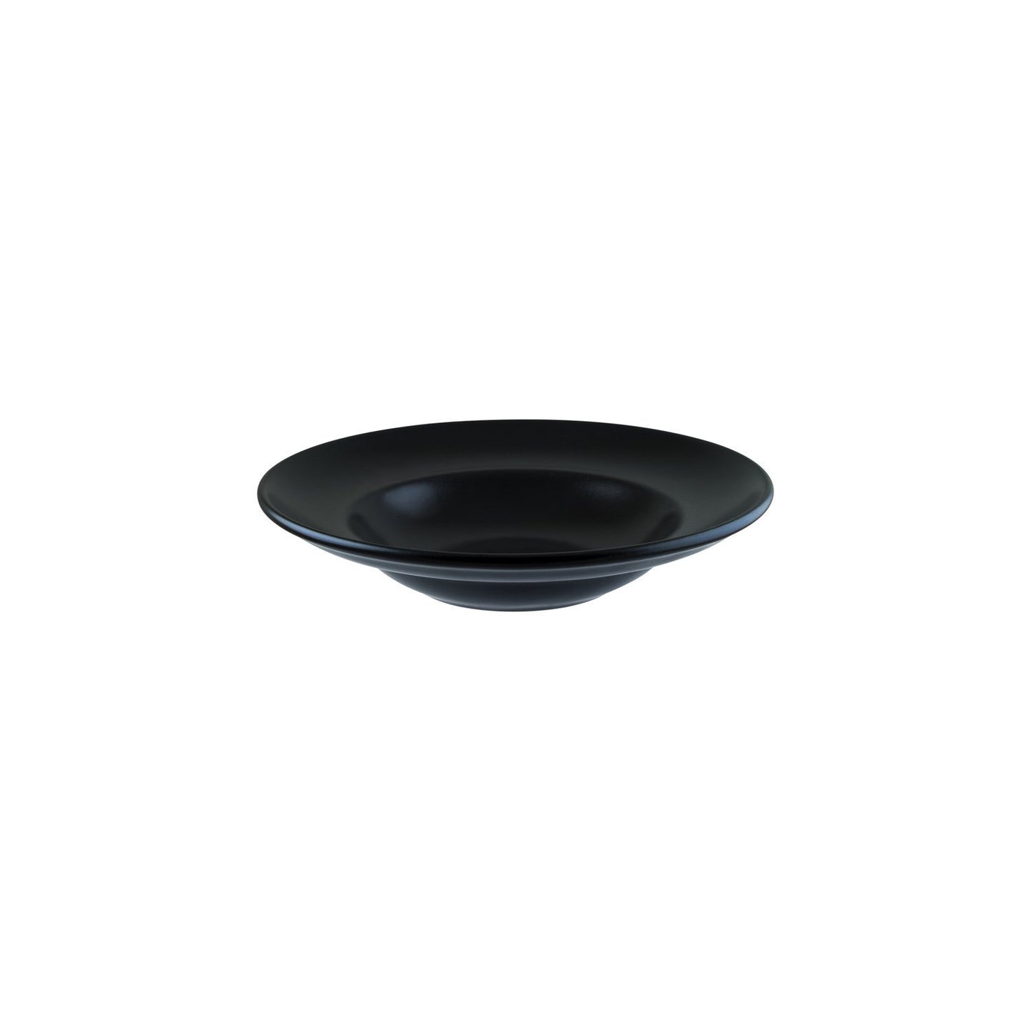 Turgla Vitrified Notte dia.10.75" h:2.25" 16 oz. Round Black Vitrified Bowl - Case Pack: 6